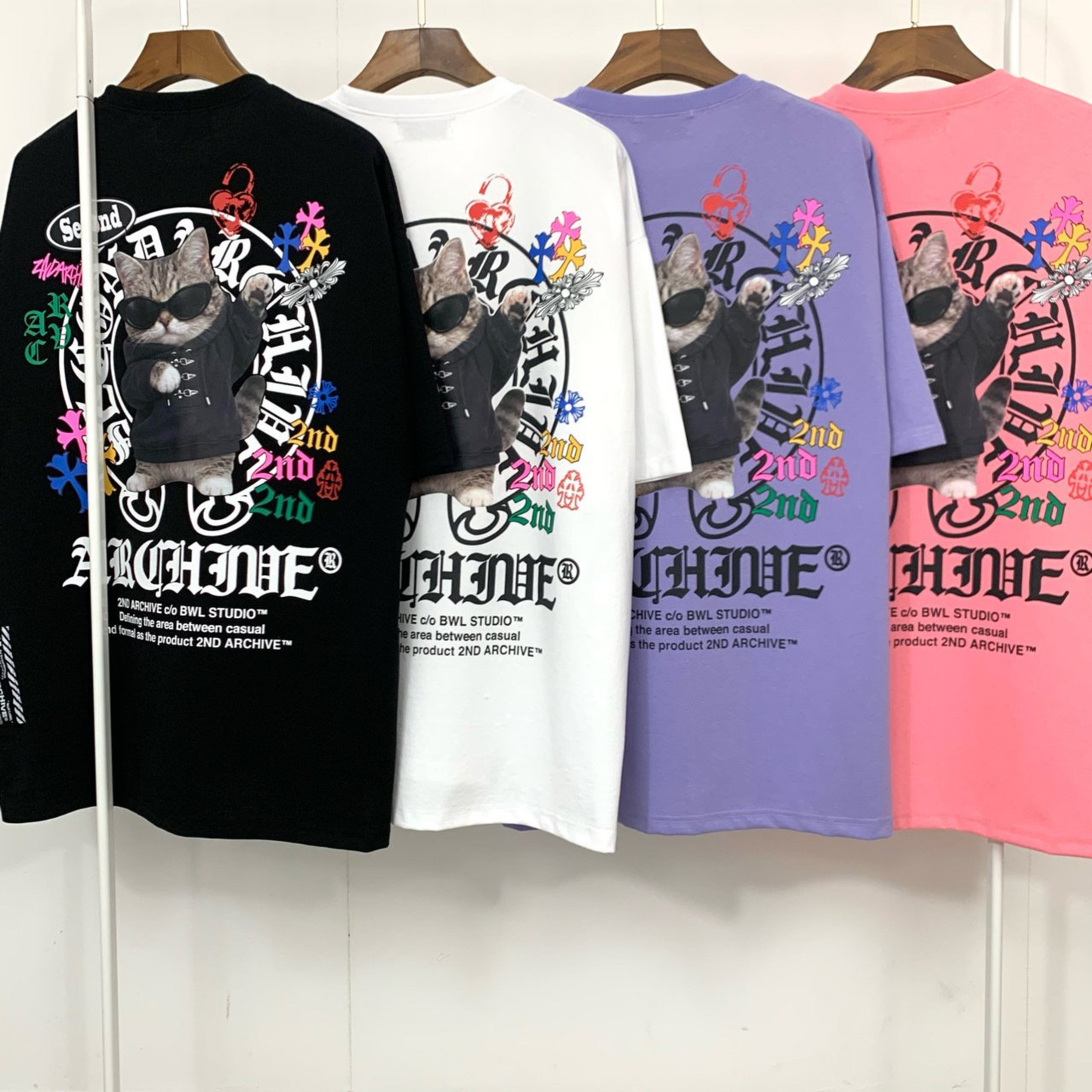 [2nd Archive]サークルダブキャットTシャツ(SAB223)