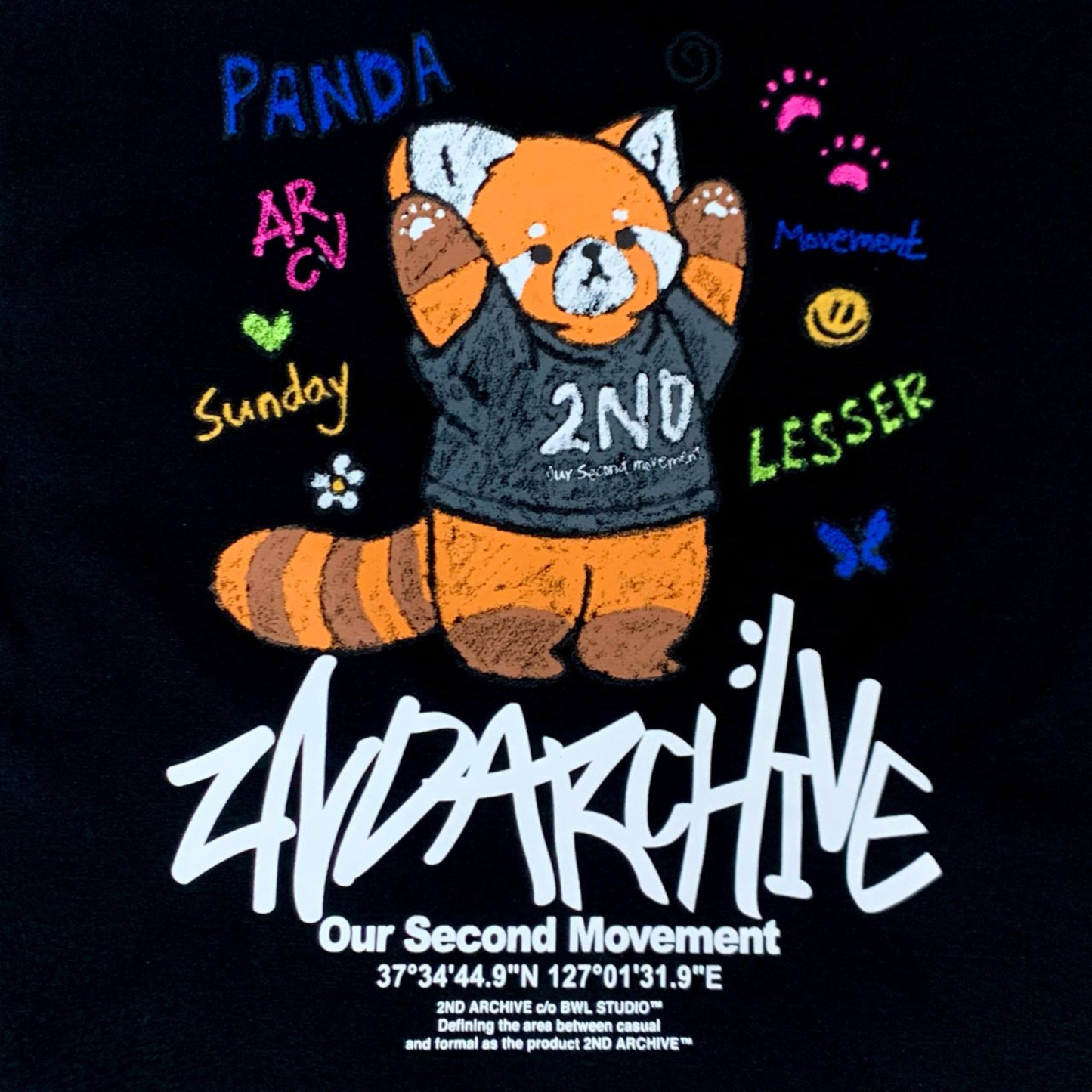 [2nd Archive] レッサーパンダTシャツ(SAB243)