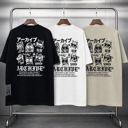 [2nd Archive] スケッチキャットTシャツ(SAB244)