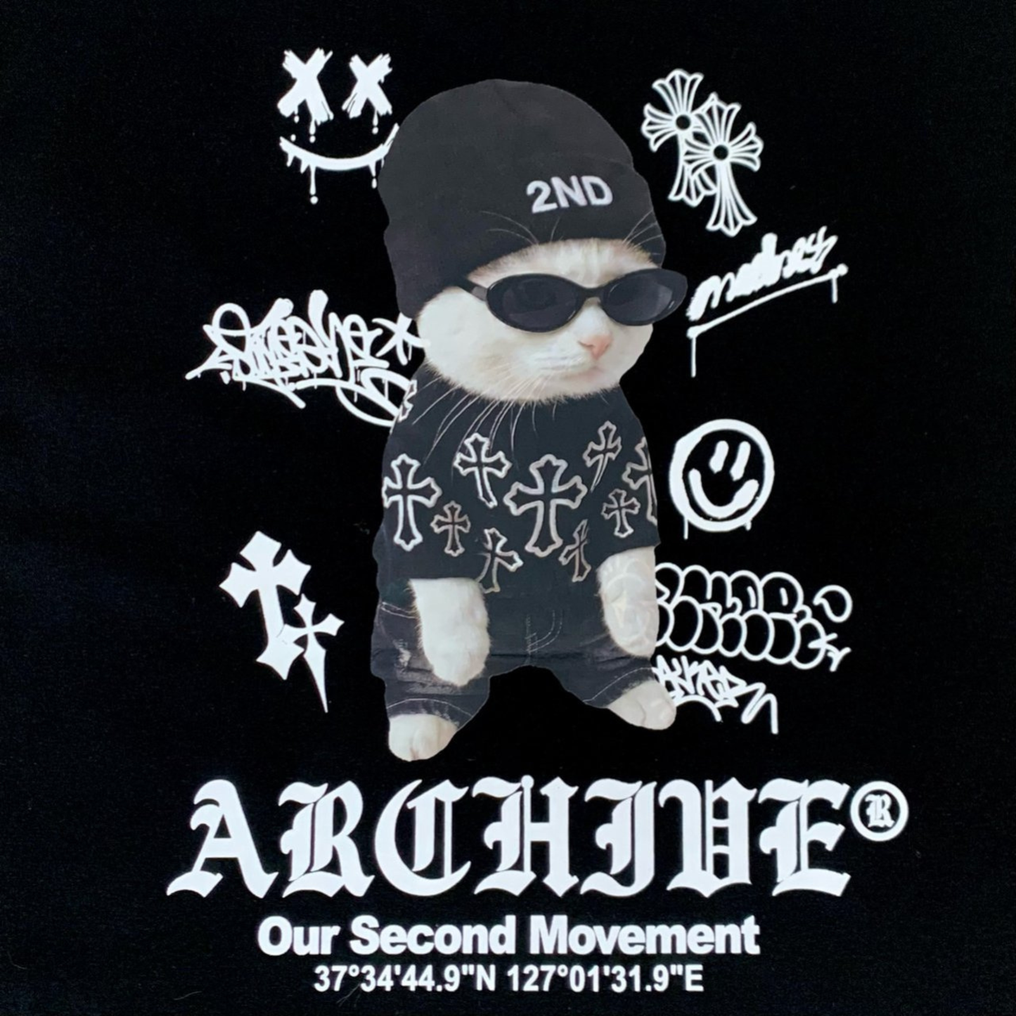 [2nd Archive]スワッグクロスキャットTシャツ(SAB234)