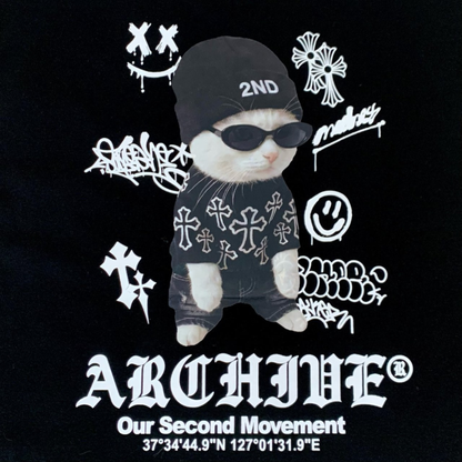 [2nd Archive]スワッグクロスキャットTシャツ(SAB234)