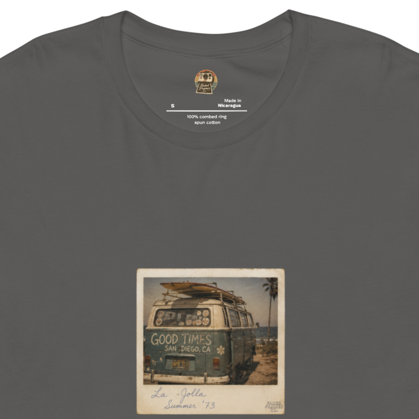 [Faded Frames Co.] サンディエゴのサーフトリップTシャツ(139)