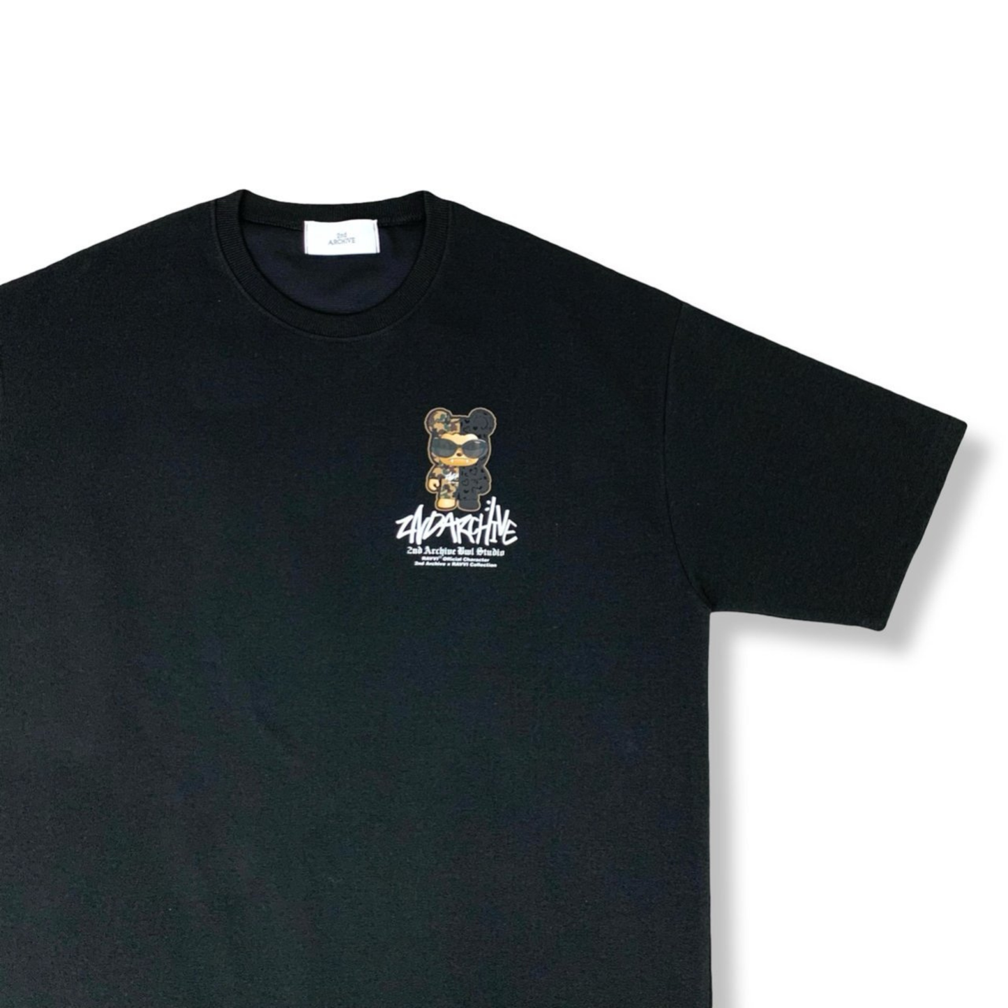 [2nd Archive]迷彩柄クマとサングラスのTシャツ(SAB217)