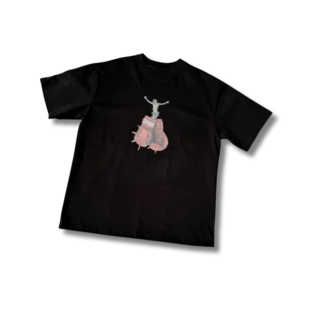 Fashionable unisex tee from Korea with graphic