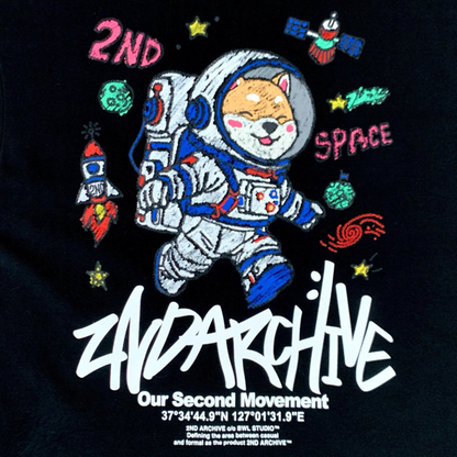 [2nd Archive]宇宙飛行士柴犬Tシャツ(SAB230)