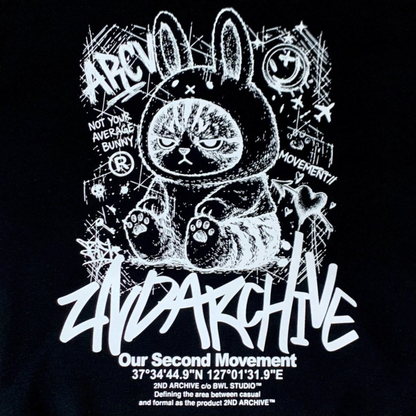 [2nd Archive]スケッチ猫うさぎパーカー※セット販売あり(SAB264)
