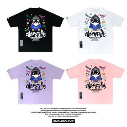[2nd Archive]クレヨンペンギンTシャツ(SAB225)