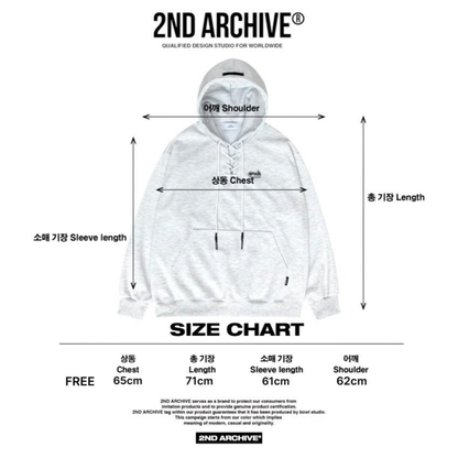 [2nd Archive] Logo Lace-Up Hoodie *Set sale available (SAB276)