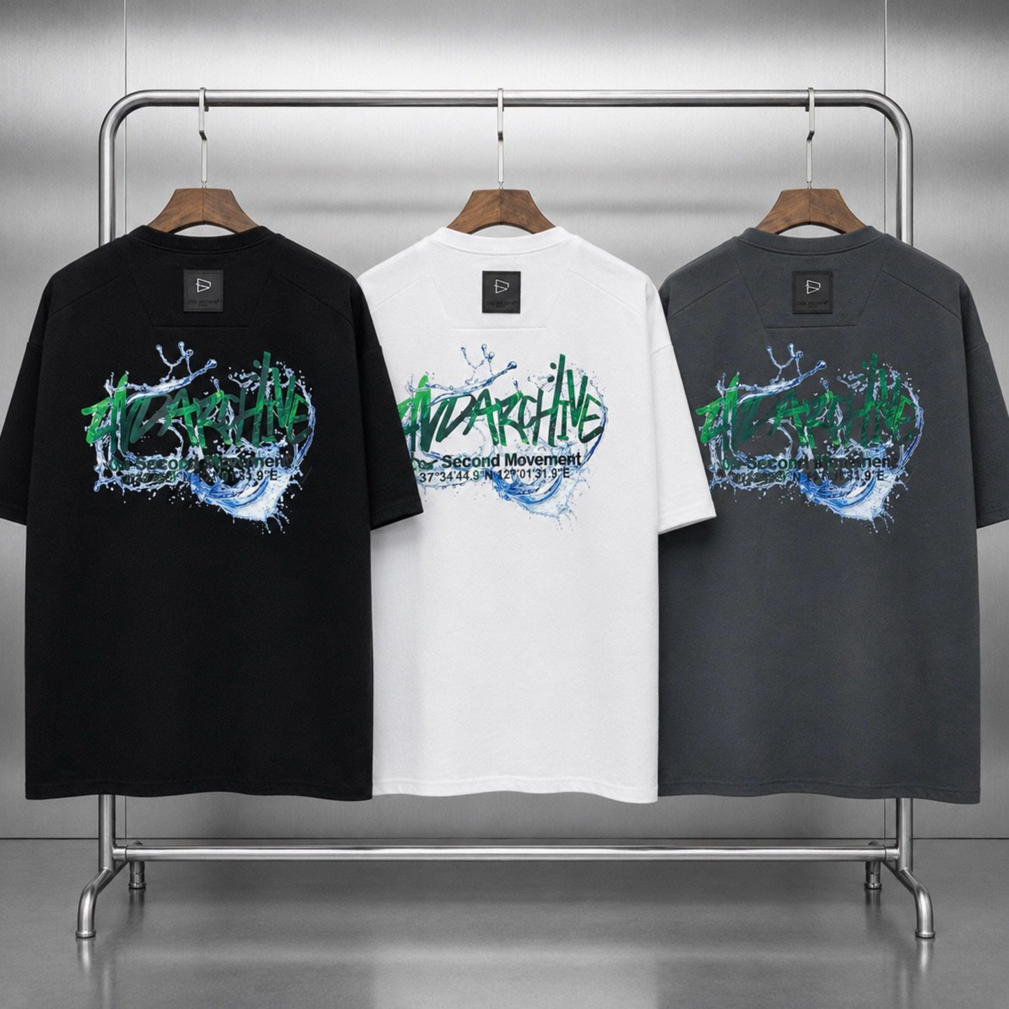 [2nd Archive]波のサインのロゴTシャツ(SAB250)