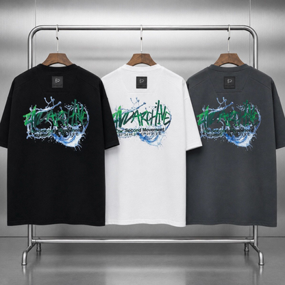 [2nd Archive]波のサインのロゴTシャツ(SAB250)