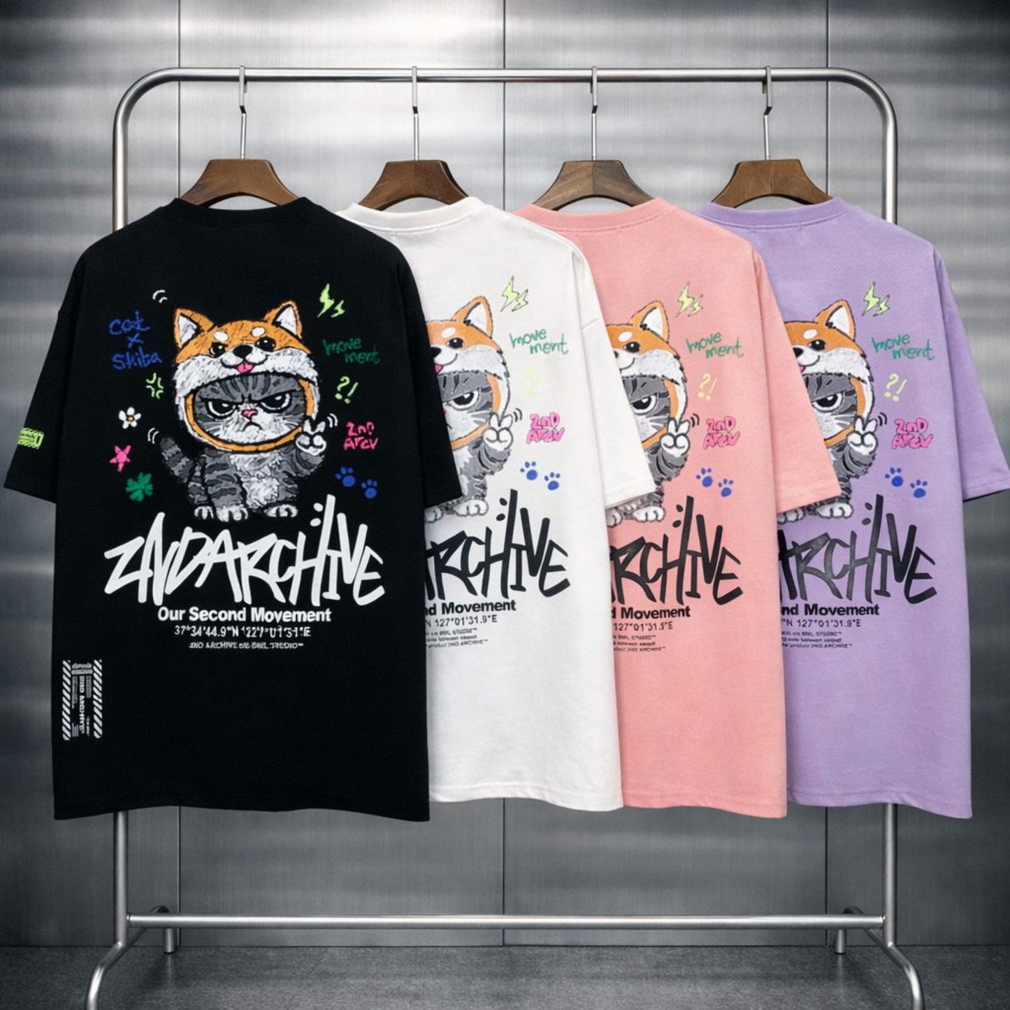 [2nd Archive]シアヴァ猫Tシャツ(SAB238)