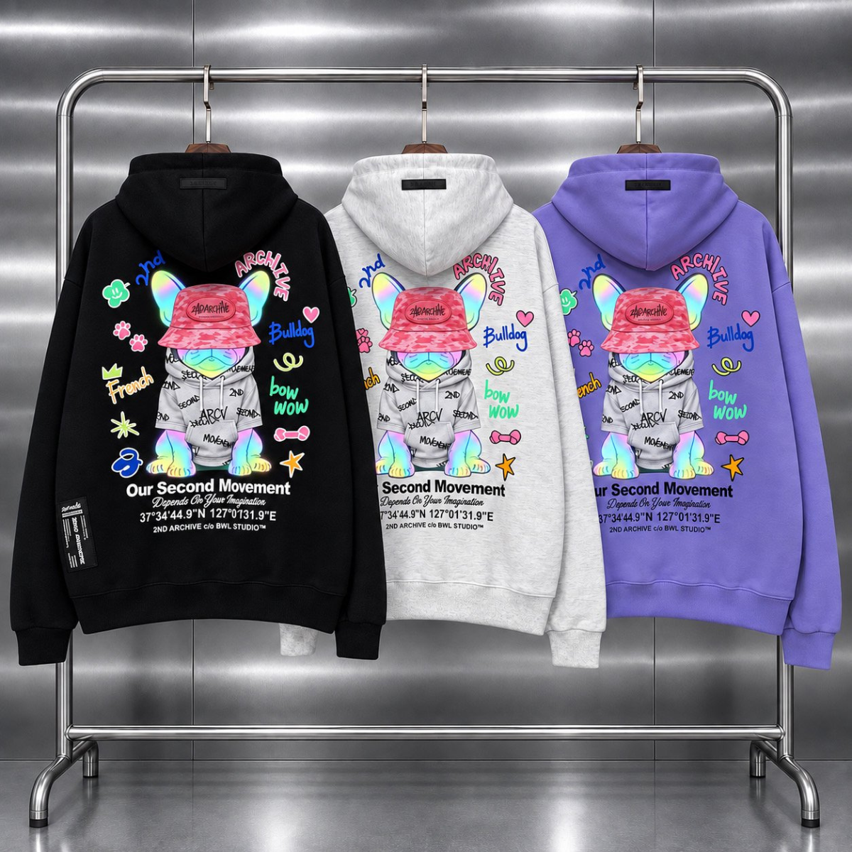 [2nd Archive]バケットハット ブルドッグパーカー※セット販売あり(SAB268)