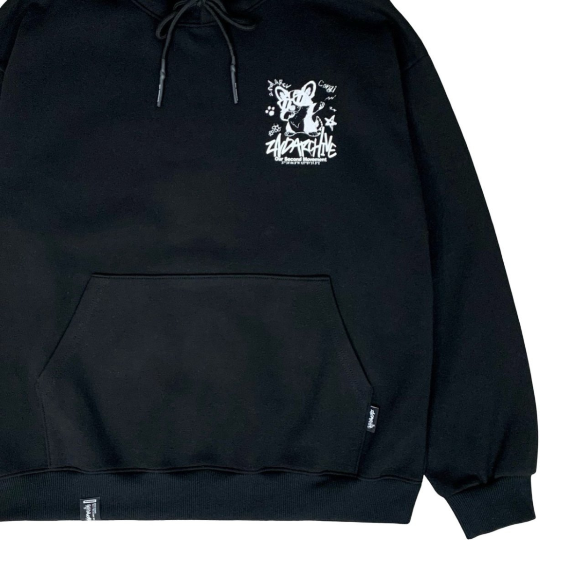 コーギーの表情や毛のディテールが分かる高解像度の拡大カット