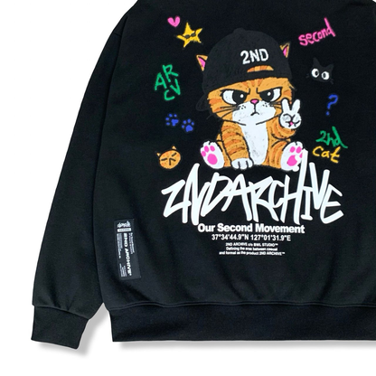 [2nd Archive]クールなトラ猫柄のジップアップパーカー※セット販売あり(SAB269)
