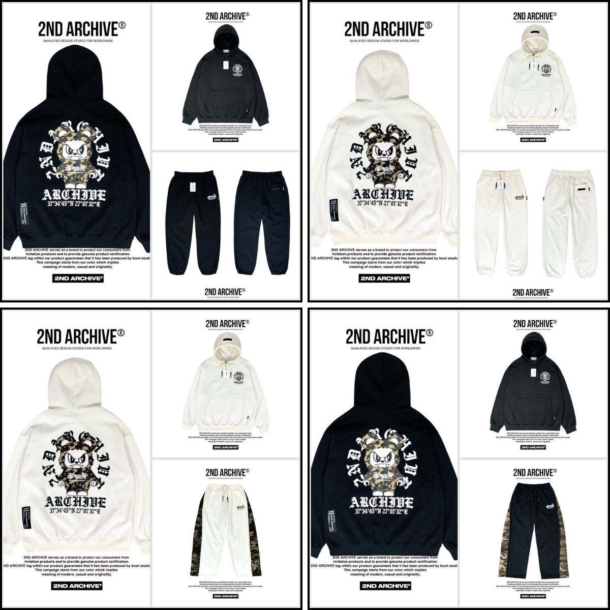 胸元プリントの線や質感がわかる至近距離ディテールショット