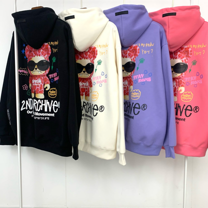 [2nd Archive]ピンクのヒョウ柄サングラスパーカー※セット販売あり(SAB213)