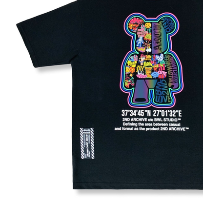 [2nd Archive]グラフィティベア反射Tシャツ(SAB231)