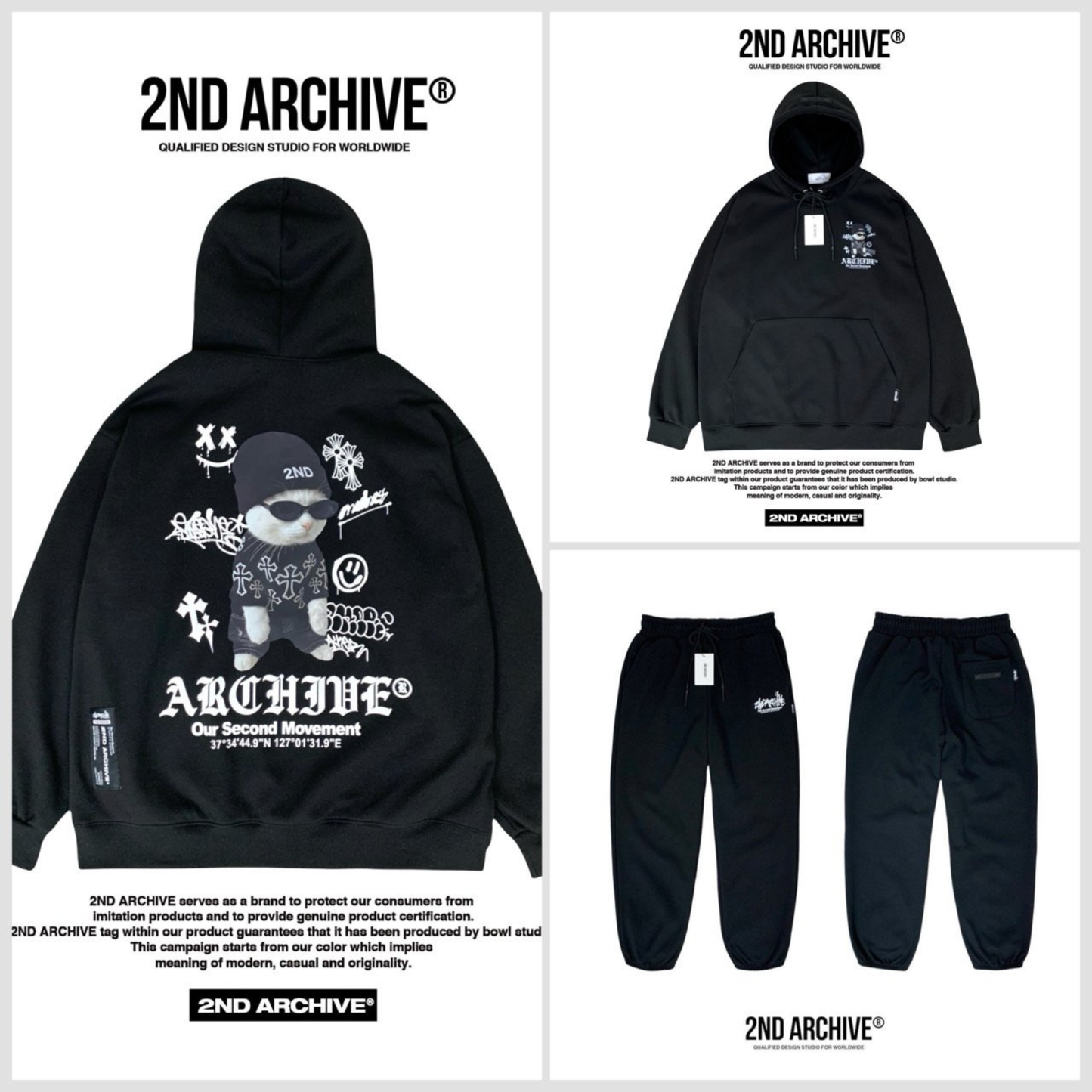 [2nd Archive]スワッグキャットパーカー※セット販売あり(SAB259)