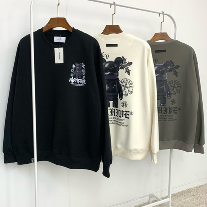 [2nd Archive]ブラッククロスベアスウェット(SAB219)