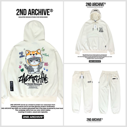 [2nd Archive]柴犬ニット猫パーカー※セット販売あり(SAB257)