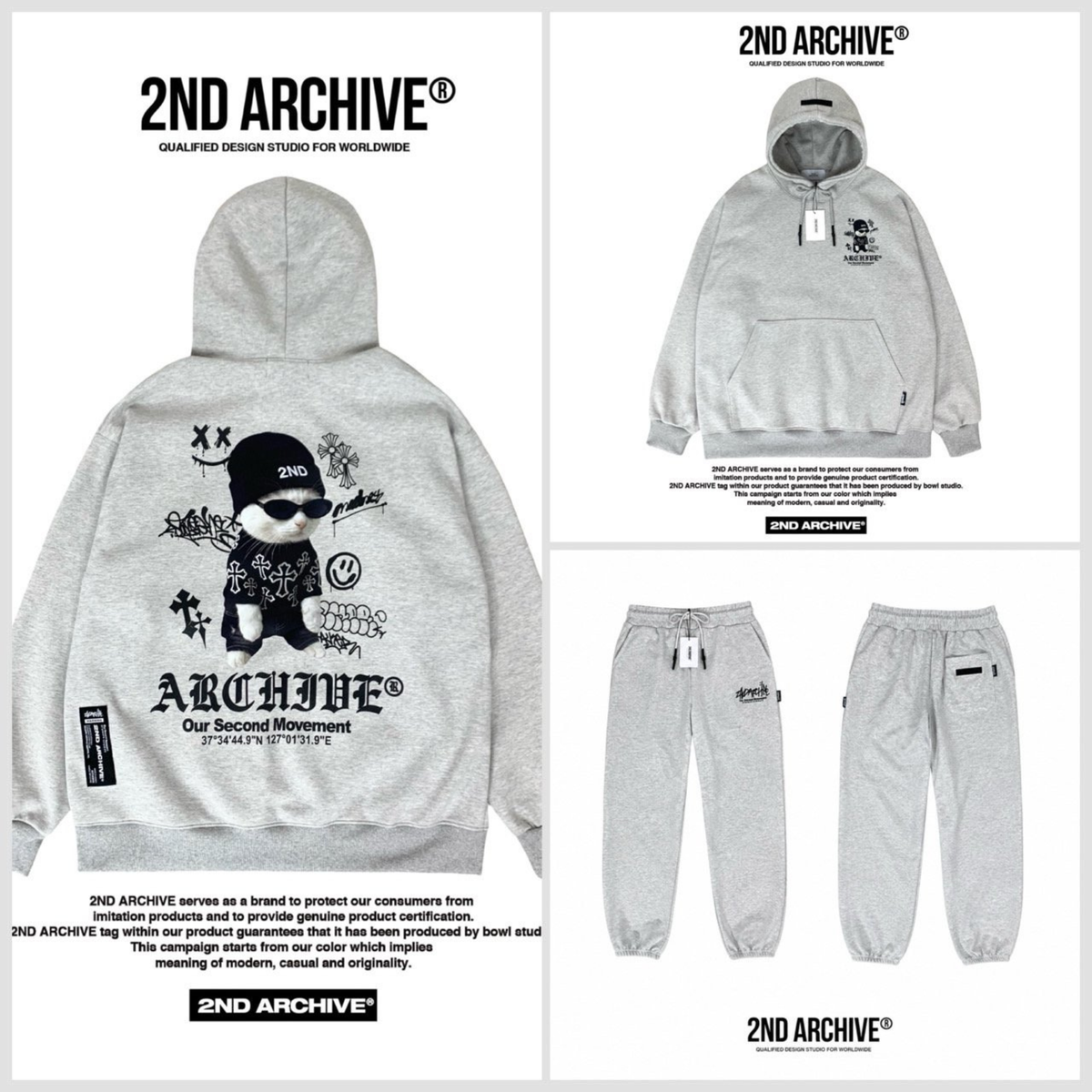 [2nd Archive]スワッグキャットパーカー※セット販売あり(SAB259)