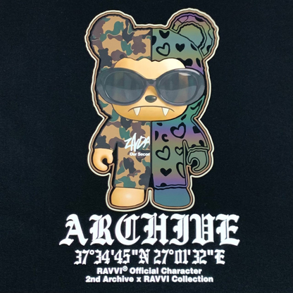 [2nd Archive]迷彩柄クマとサングラスのTシャツ(SAB217)