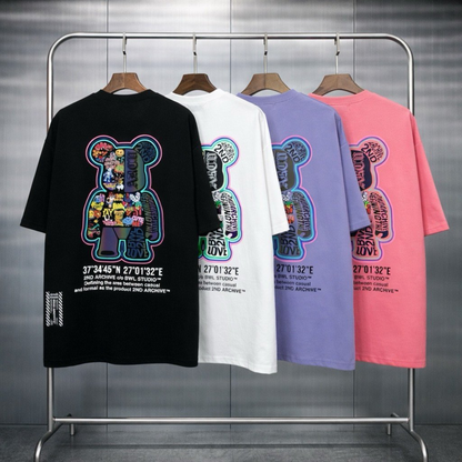 [2nd Archive]グラフィティベア反射Tシャツ(SAB231)