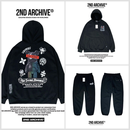 [2nd Archive]赤いテープのテディベアパーカー※セット販売あり(SAB275)