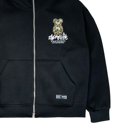 柔らかいスウェット素材の風合いがわかるライトグレー生地のアップ写真