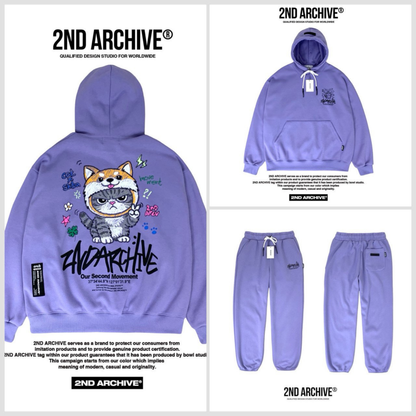 [2nd Archive]柴犬ニット猫パーカー※セット販売あり(SAB257)