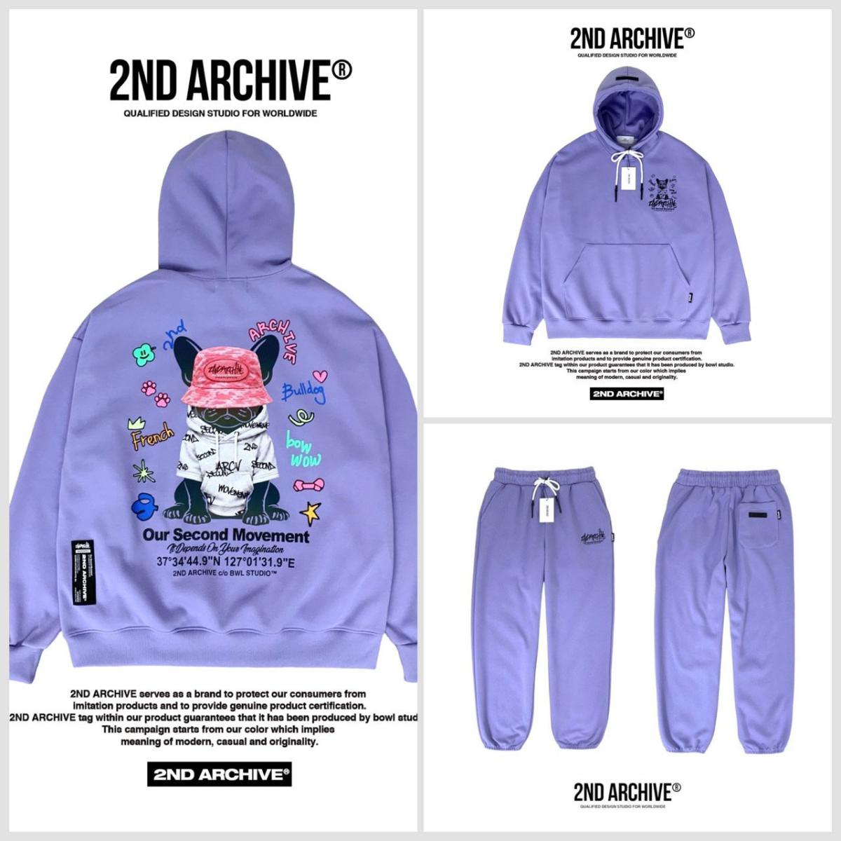 [2nd Archive]バケットハット ブルドッグパーカー※セット販売あり(SAB268)