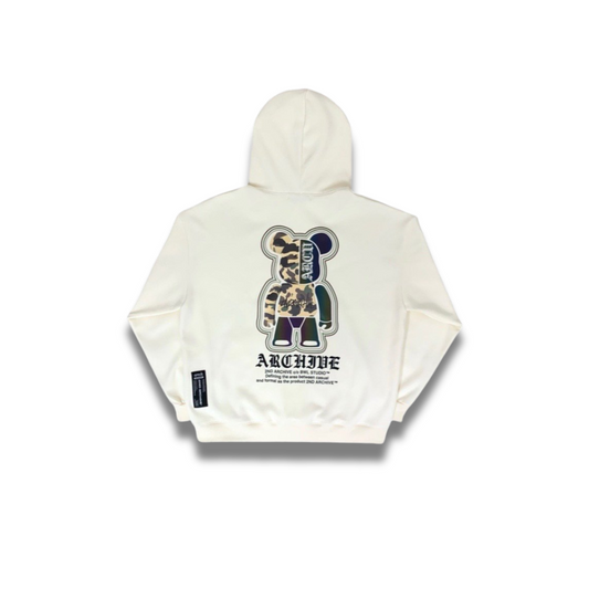 韓国製パーカー、3色展開の反射カモベアデザイン