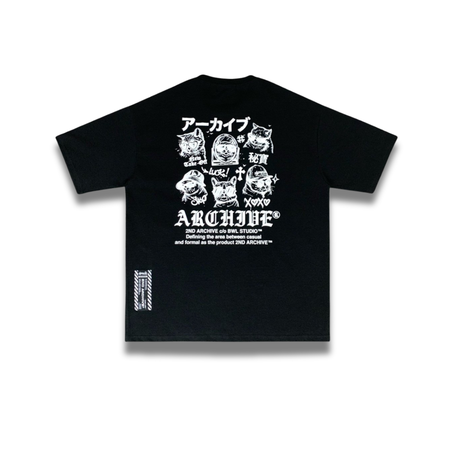 [2nd Archive] スケッチキャットTシャツ(SAB244)