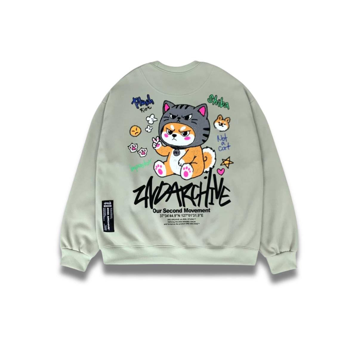[2nd Archive]クレヨン猫セーター※セット販売あり(SAB281)