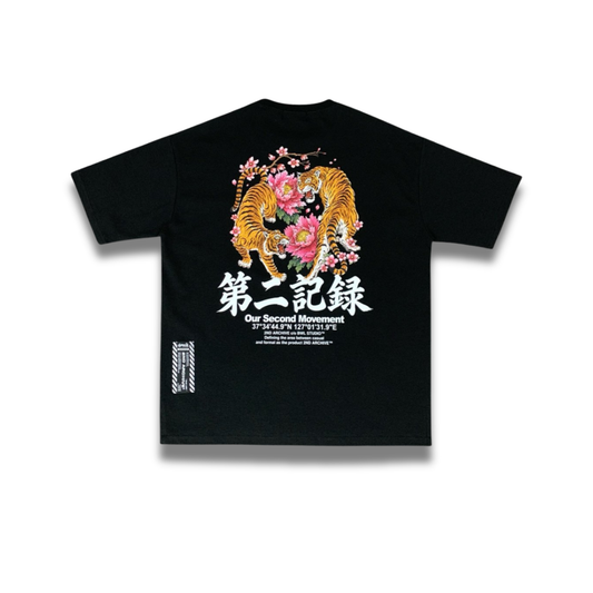 [2nd Archive]牡丹と虎Tシャツ(SAB253)