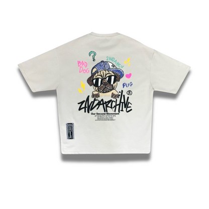 [2nd Archive]新しいパグクレヨンTシャツ(SAB145)