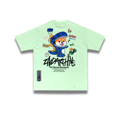 [2nd Archive]恐竜柴犬Tシャツ(SAB252)