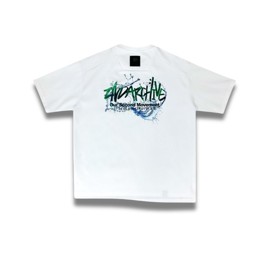 [2nd Archive]波のサインのロゴTシャツ(SAB250)