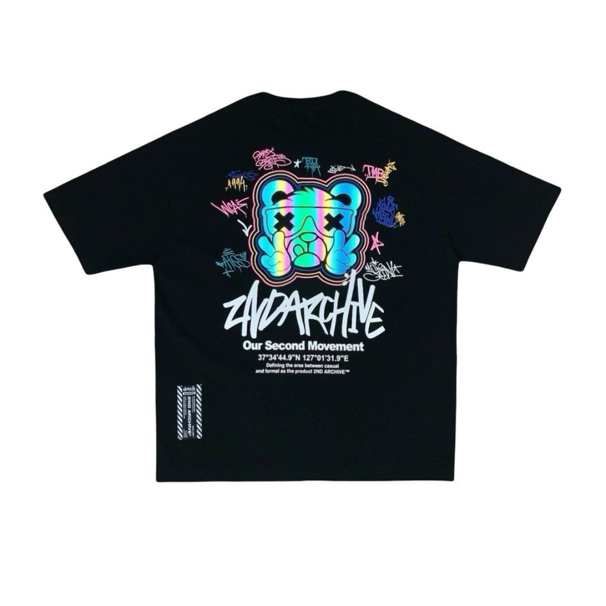 [2nd Archive]ピースベア反射Tシャツ(SAB126)