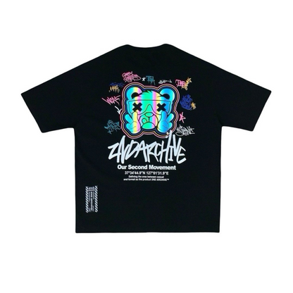 [2nd Archive]ピースベア反射Tシャツ(SAB126)