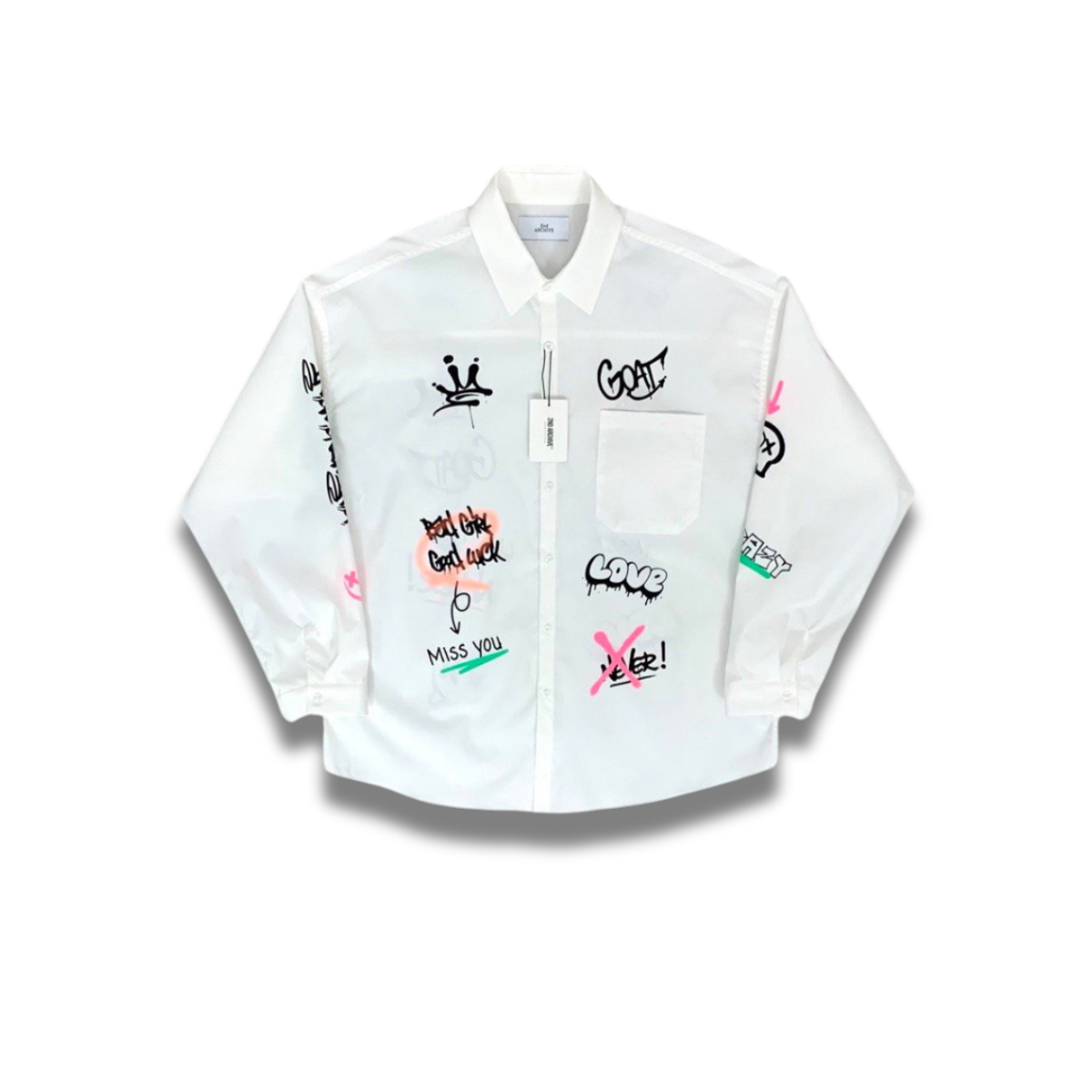 2nd Archive shirt with vivid print loved by K-Pop stars