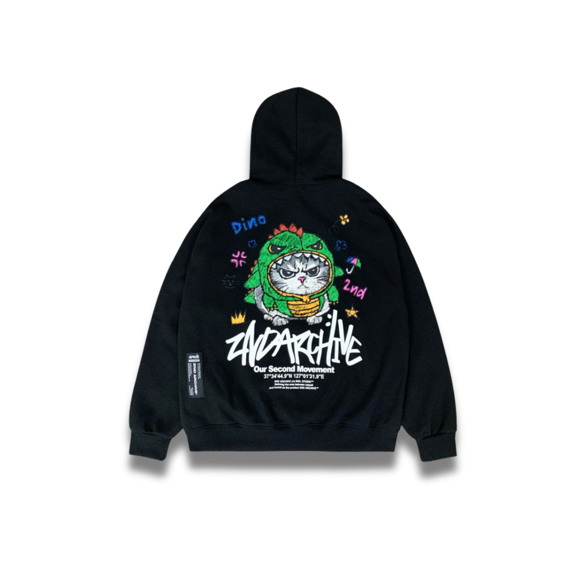 [2nd Archive]ダイノキャットパーカー※セット販売あり(SAB258)