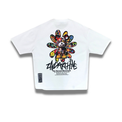 サイケデリック柄のテディベアが特徴の2nd ArchiveグラフィックTシャツ