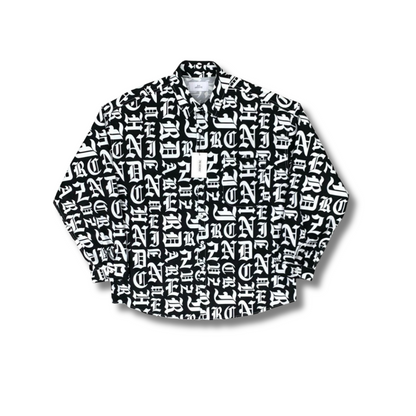 2nd Archiveのフルロゴプリントゴシックシャツ