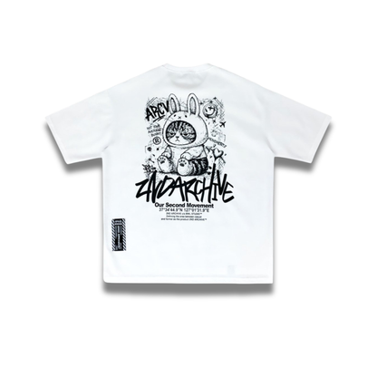 [2nd Archive]不機嫌そうな猫のスケッチTシャツ(SAB245)
