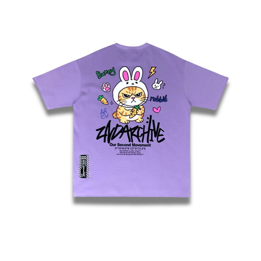 [2nd Archive]うさぎの耳をつけた猫Tシャツ(SAB256)