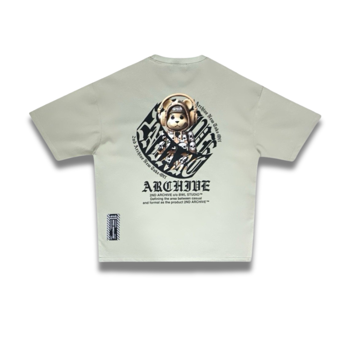 2nd Archive Tシャツ | キャラクター | 韓国ファッション | ストリートファッション | 半袖 | ユニセックス
