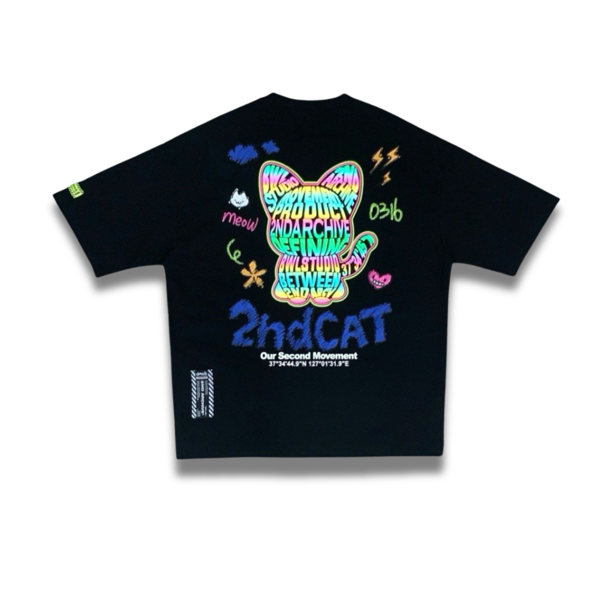 [2nd Archive]「2nd Cat」ロゴTシャツ(SAB122)