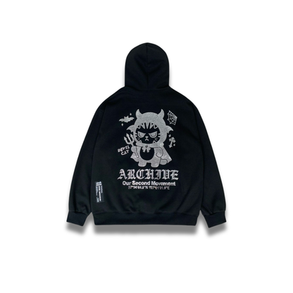 [2nd Archive]スタッズ付きデビルキャットパーカー※セット販売あり(SAB266)