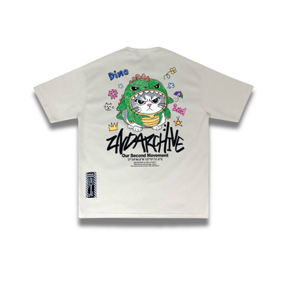 [2nd Archive]恐竜猫Tシャツ(SAB221)